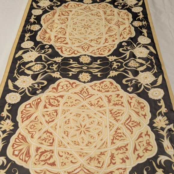 Vintage Chiffon Floral Patterned Oblong Scarf - Picture 4 of 10